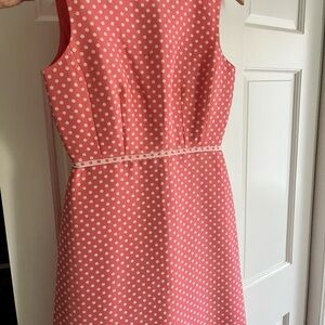 Polka Dot Tahari Sleeveless Dress: Size 2